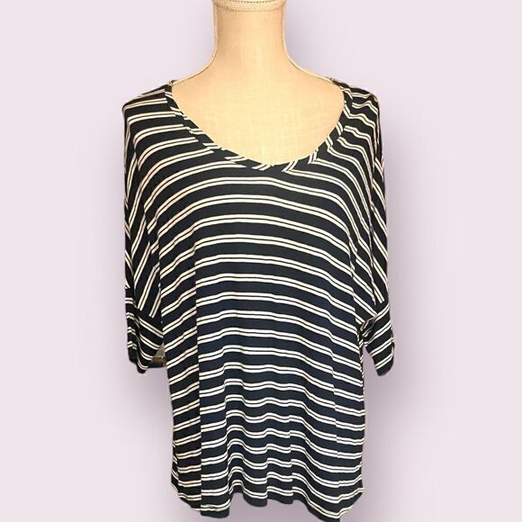 J. Crew| NWT Women’s Dolman-sleeve top in stripes size XS | Retail $39.50 - Picture 1 of 7